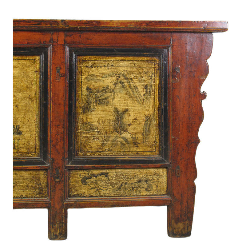 Asian Classic 75.5'' W Solid Wood Sideboard