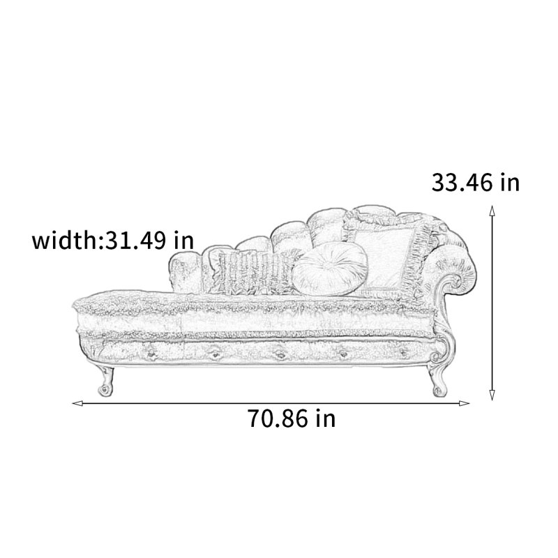 Chaise en bois massif esthétique et confortable, Orienté à droite