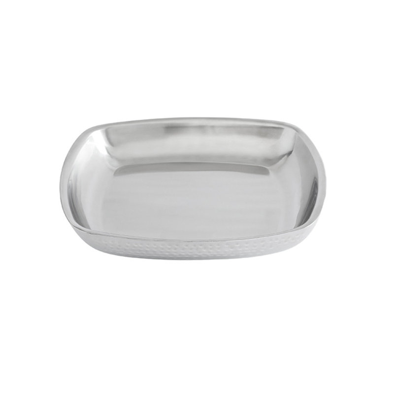 Hammered Double Wall Seafood Trays