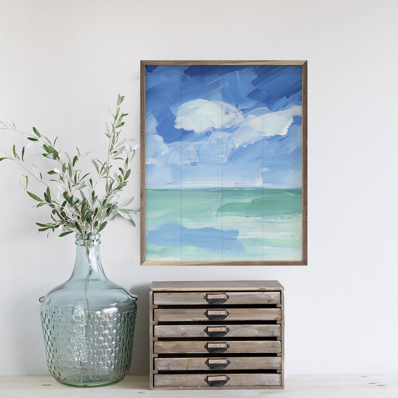Les mers vierges no 3 par Emily Wood, H 40 po x l 32 po
