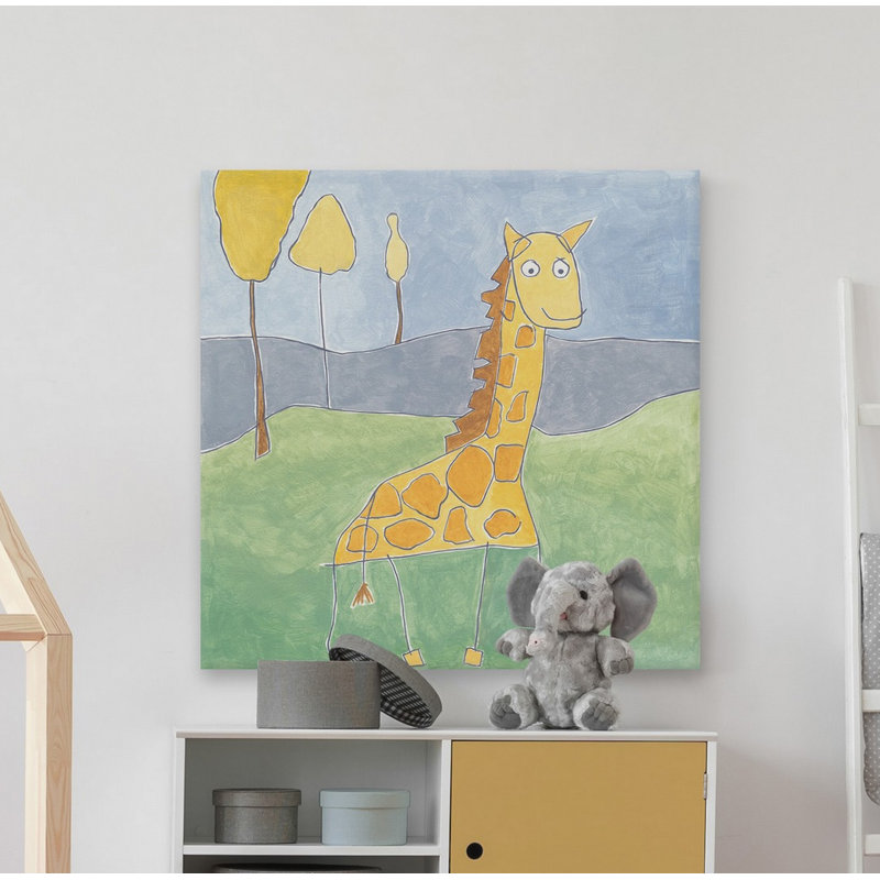 «Pelaez Quinn's Giraffe», reproduction sur toile tendue, H 12 po x l 12 po x P 1,5 po