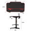 Metal Frame Computer Desk PC Gaming Desk With Cable Tray And Headphone Hook-442678203-442678201