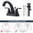 Centerset 2-handle Bathroom Faucet with Drain Assembly-73375926