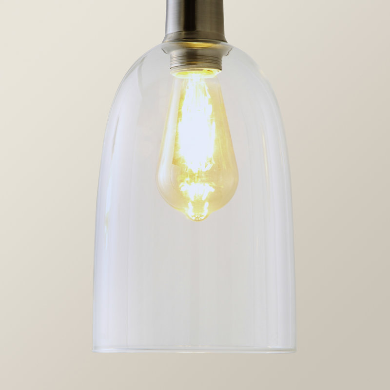 3 - Light Pendant, Yes, Chrome