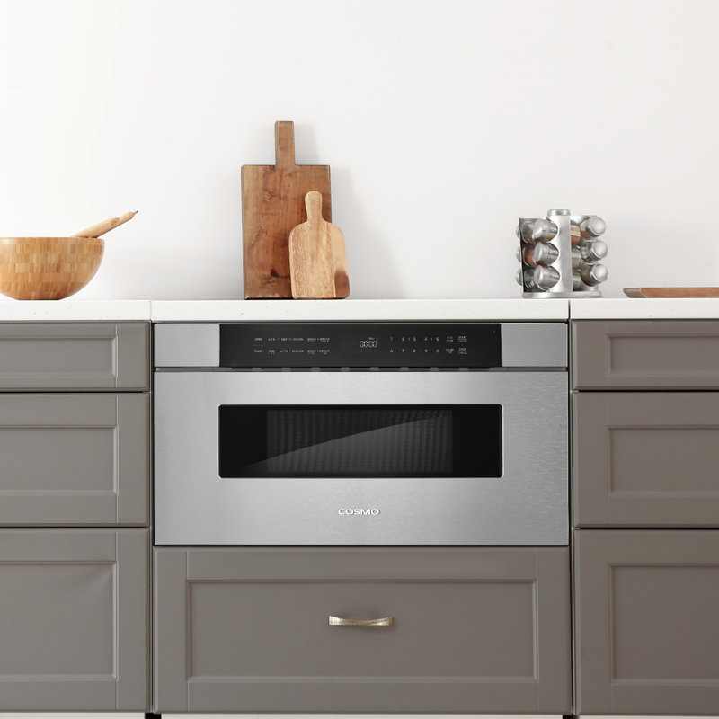 Cosmo 30" 1.2 Cubic Feet Microwave Drawer, Touch Control and Sensor Cooking