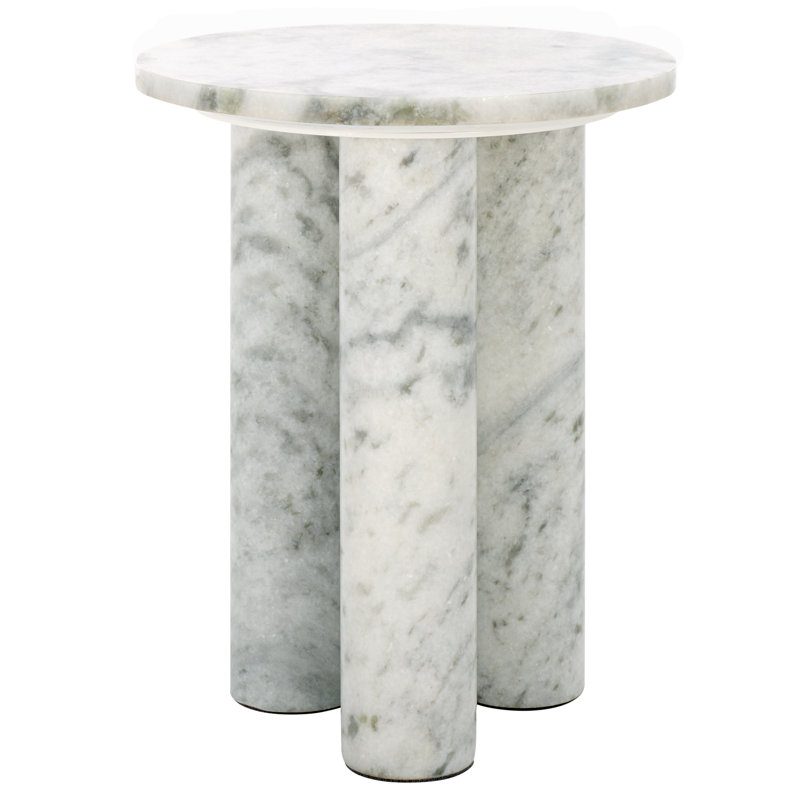 Giabella End Table, White
