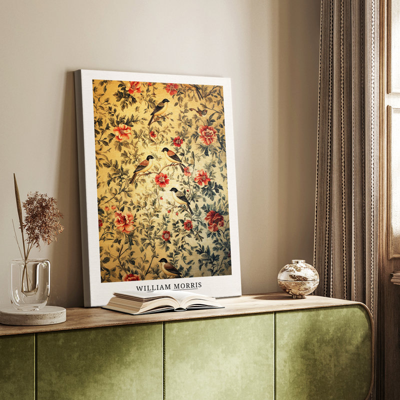 Wm Morris Series CLIII - Cavas enveloppés de galerie, H 18 po x l 12 po