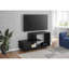 Meuble télé 48 po avec plateau en faux marbre noir Teagan, l 47,07 po x P 15,56 po x H 23,74 po-538145324