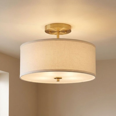 Ralston 2-Light Ceiling Light in Natural Brass