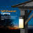 Horizon 10' x 14' Hard Top Gazebo With Solar Self Powered LED Lights, Mosquito Netting and Canopy Hook
