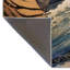 Tapis décoratif moderne multicolore à motif de tigre surréalisme-1132335579