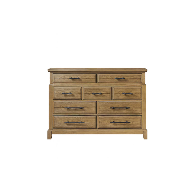 Commode 9 tiroirs - Finition caramel