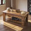 Table basse à plateau relevable 39,4 po - Rangement caché et conception peu encombrante