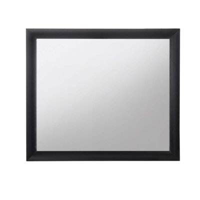Ireland 39"x35" Mirror, Black Finish