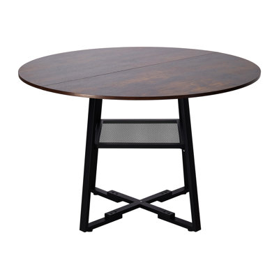Round Metal Base Dining Table
