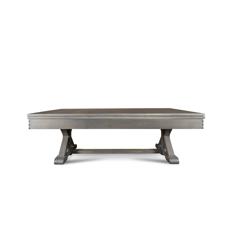 Hepburn Slate 8' Pool Table with Professional Installation Included, Academy Blue