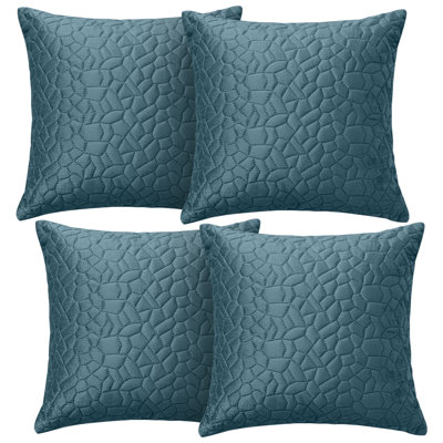 Aspire Homeware Geometric Square Velvet Cushion Covers