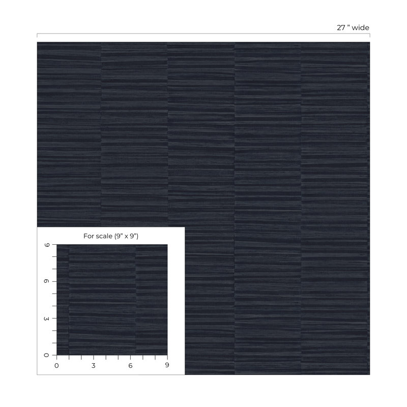 Papier peint en vinyle gaufré Ivors Bronx Designs Forssa, Bleu