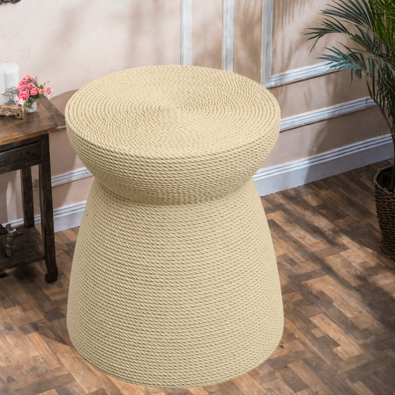 Stone Top End Table