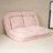 Convertible Fold-Out Double Sofa Bed,Pink