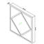 Strader Metal Flat Wall Mirror