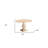 48" Natural Solid Wood Pedestal Base Round Top Dining Table