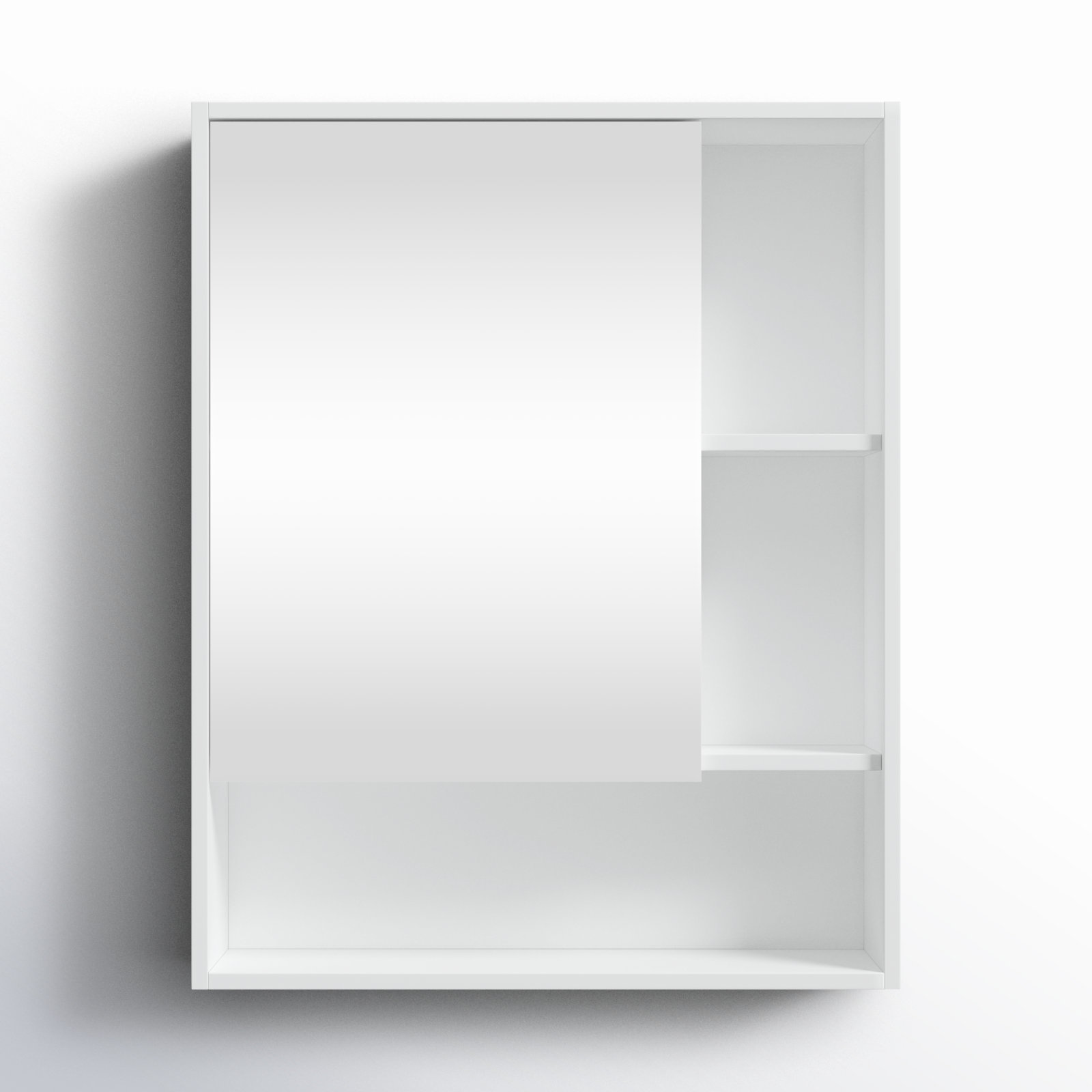 Jensen Surface Medicine Cabinet, White, Left