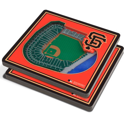 Acrylic Square 2 Piece Coaster Set
