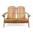 Malibu Adirondack Loveseat, Durable and Comfortable Outdoor Seating for Two, Perfect for Patio or Garden Relaxation.