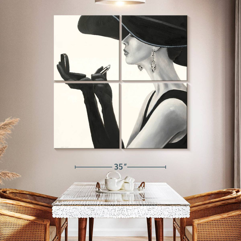 Leisha Haute Chapeau II, 50" H x 50" W