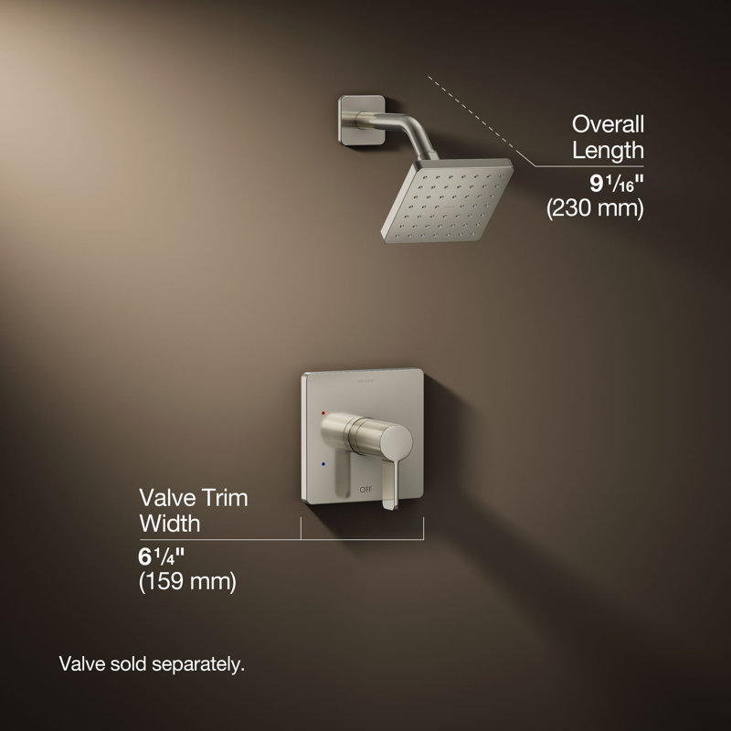 Parallel™ Rite-Temp Shower Trim, Vibrant Polished Nickel