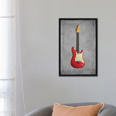 «Fender Stratocaster 63» par Mark Rogan, reproduction sur toile tendue