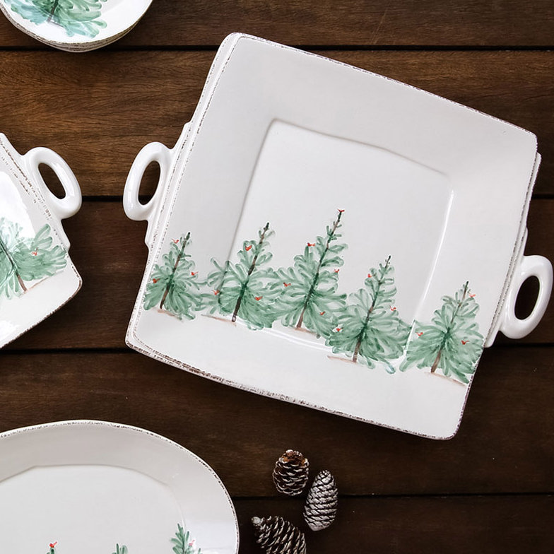 Lastra Holiday Stoneware Platter
