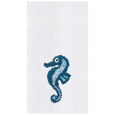 Serviette de cuisine en coton Seahorse
