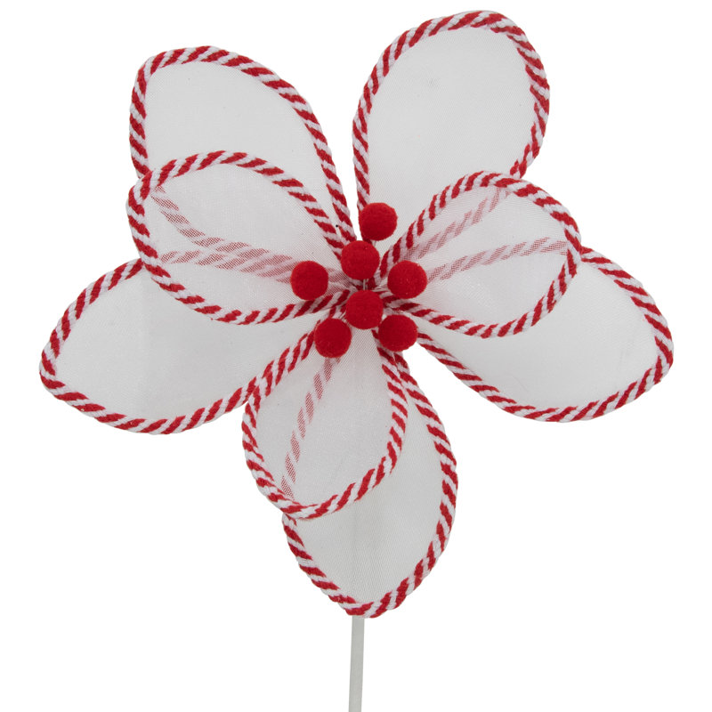 22'' Fabric Plants & Flowers Pick