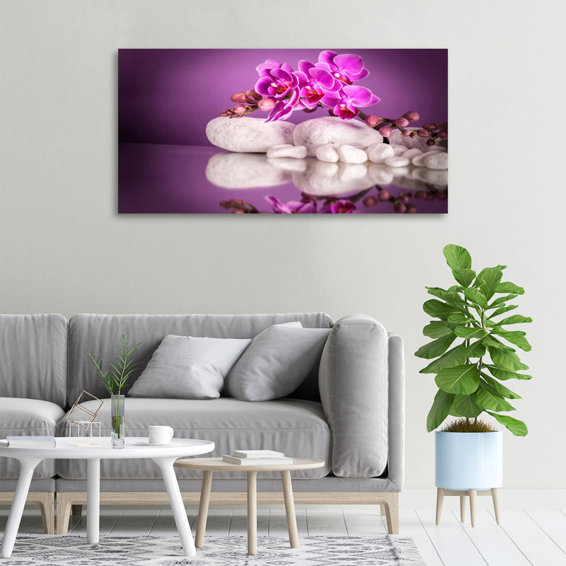 Pink Orchid - Wrapped Canvas Print