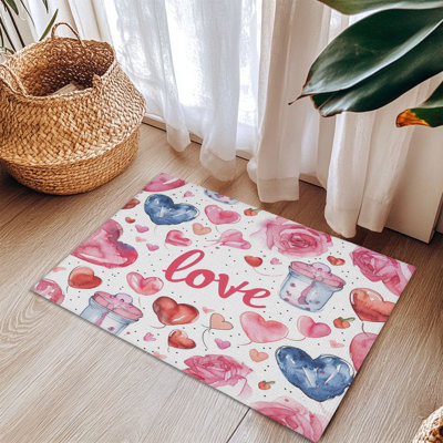 Tapis tressé Love Love
