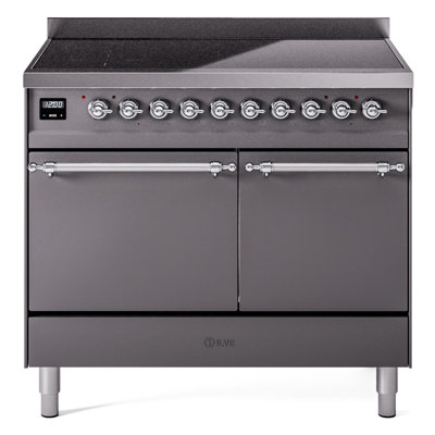 ILVE Nostalgie II Series 40 inch Induction Range with 6 Induction Elements (Solid Door)