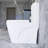 Kiddie Furniture 1.1/1.6 GPF Dual-Flush Water-Saving Elongated Comfort Height One-Piece Toilet (Seat Included)-98538222