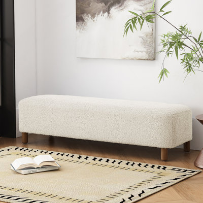 Repose-pieds confortable, blanc