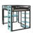 Full-Size Wooden Loft Bed With Desk, Shelves, Power Plug & USB/Type-C Ports, Plus RGB Lighting-2134719386