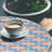 Ambesonne Ethnic Fitted Round Tablecloth White and Multicolor-99124591