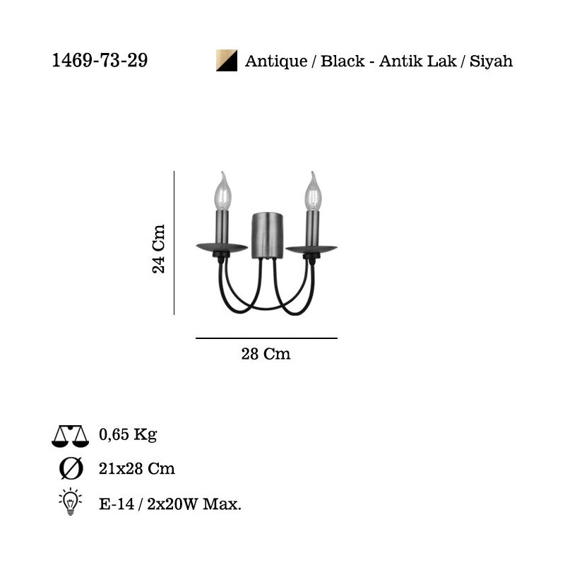 Lampe murale