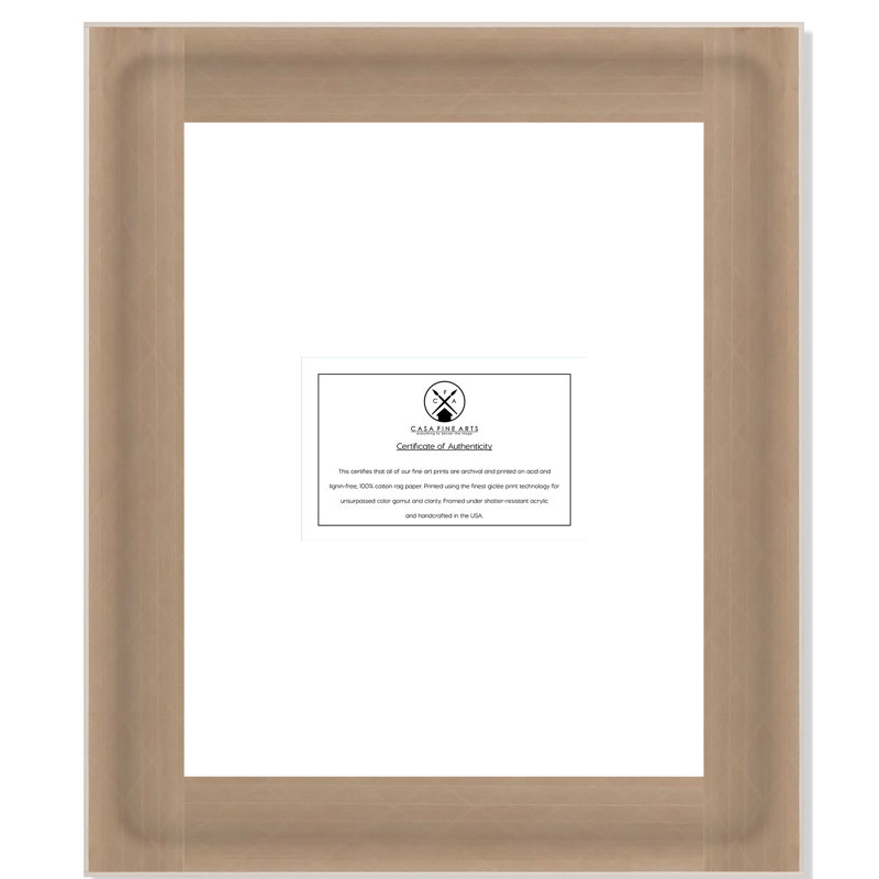 Ballet toute la journée 1, H 25,5 po x l 21,5 po x P 1,19 po, Encadré de boîte blanc