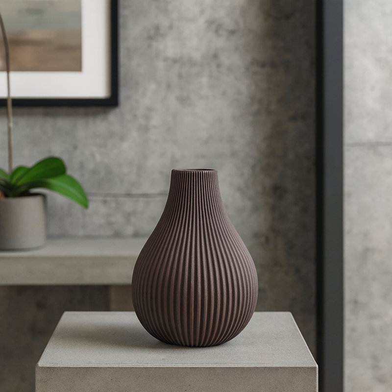 Vase de table Ruven, Rose