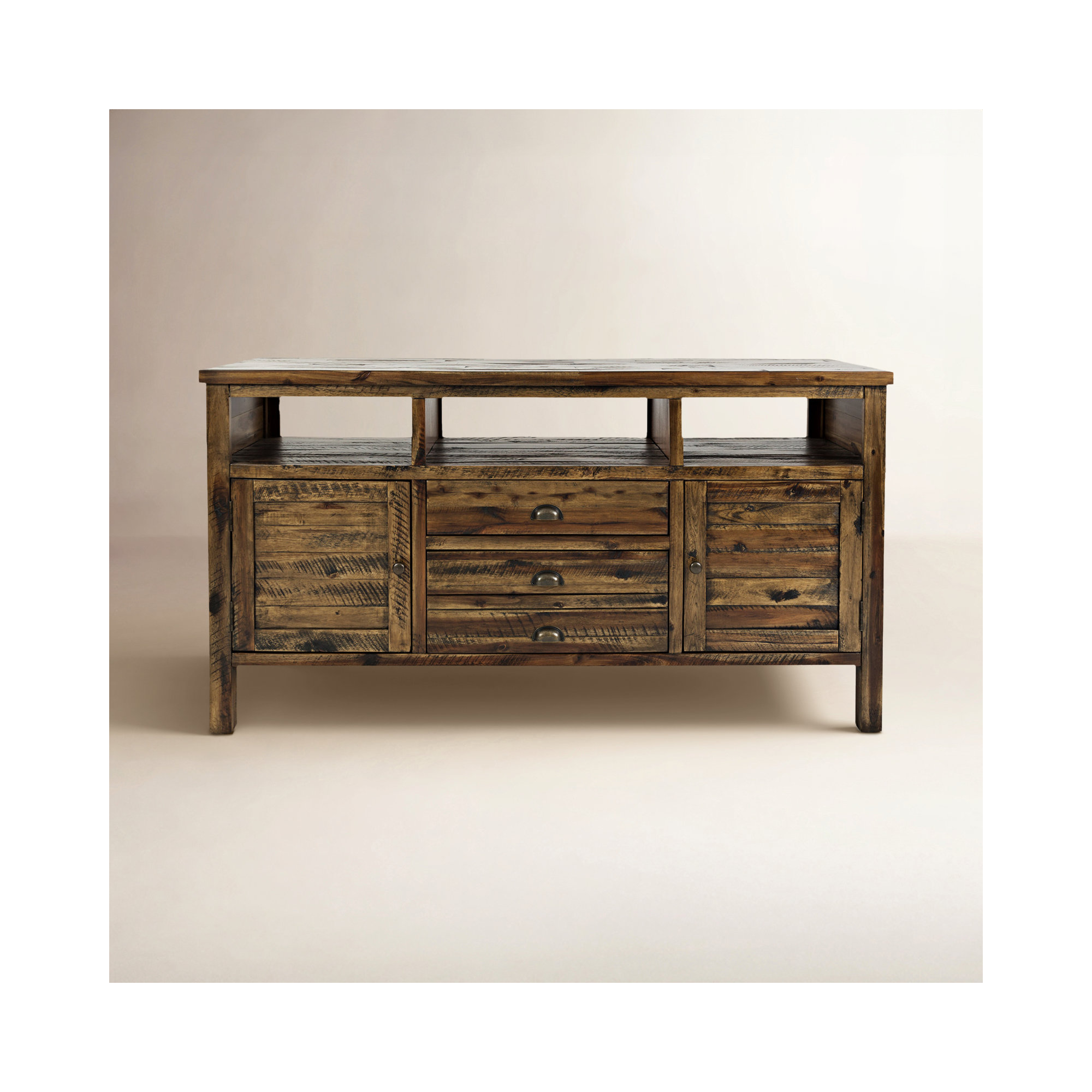 Castile Media Console, Dakota Oak, 50"