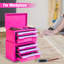 Boîte de rangement de bureau de style tiroir, outil magique d'organisation de poste de travail de bureau, support de rangement de bureau, armoire de rangement pour cosmétiques - {Rose rouge-mauve - couleur, 2 + 3 couches}, buffet-125535095