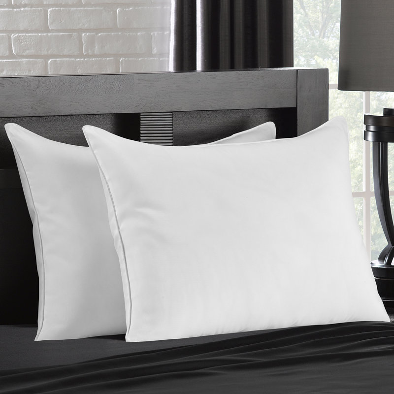 Ella Jayne White Hypoallergenic Down Alternative Queen Pillow Set