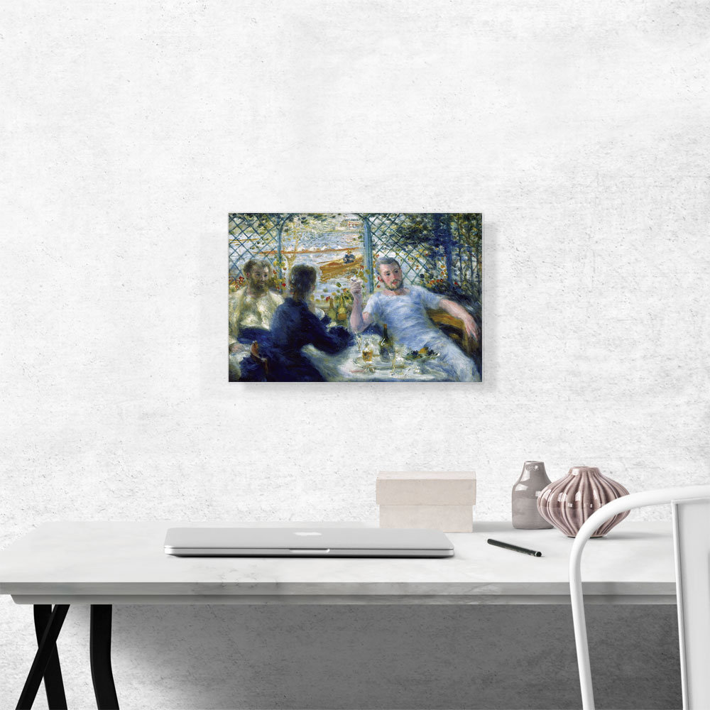 ARTCANVAS " Lunch At The Restaurant Fournaise The Rowers' Lunch 1875