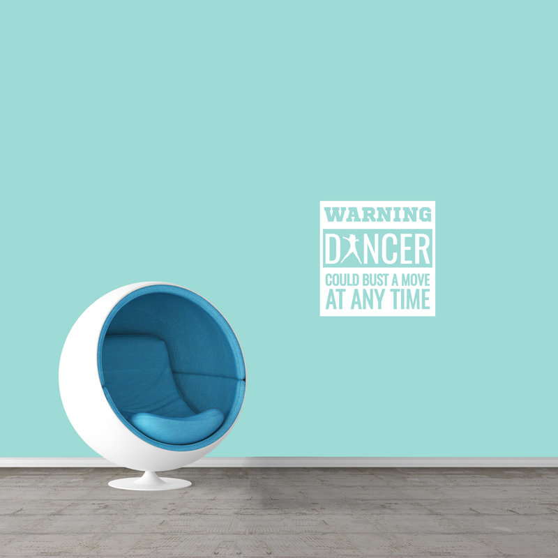 Adhésif décoratif "warning dancer" High Littleton, Blanc